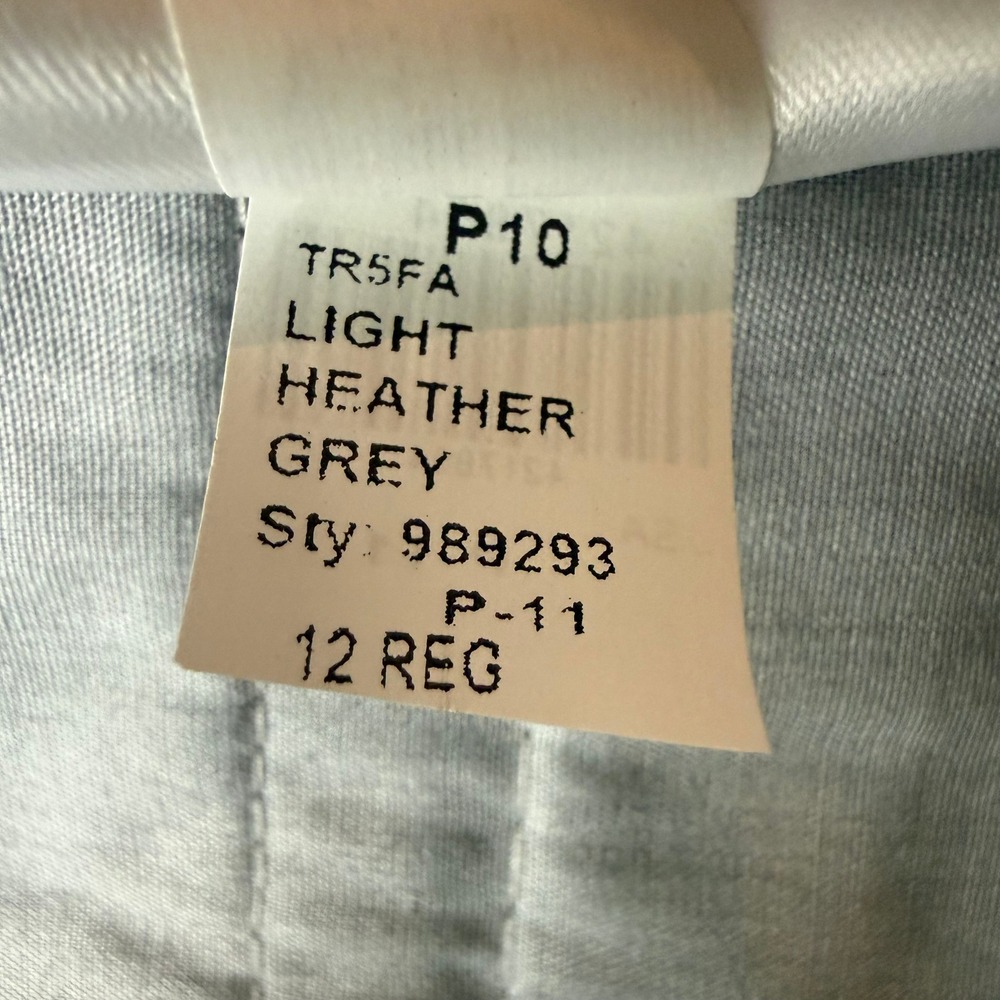 Gap Pants Womens 12 Grey Modern Boot Light Heather Career High Rise Stretch NWT - Picture 8 of 16